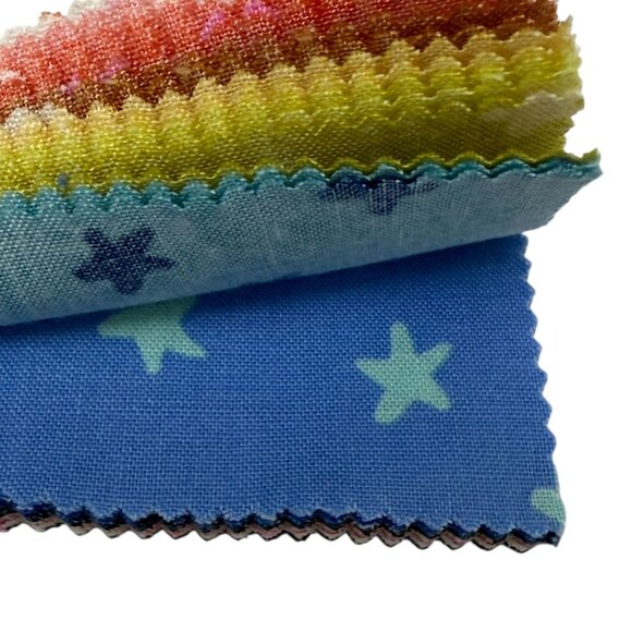 Fabric Squares 5" Starry Pack Cotton Quilting Sewing Craft Swatches - Picture 2 of 10